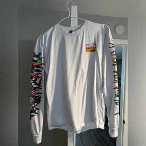 Divided Men's Small Marvel Character Long Sleeve Shirt